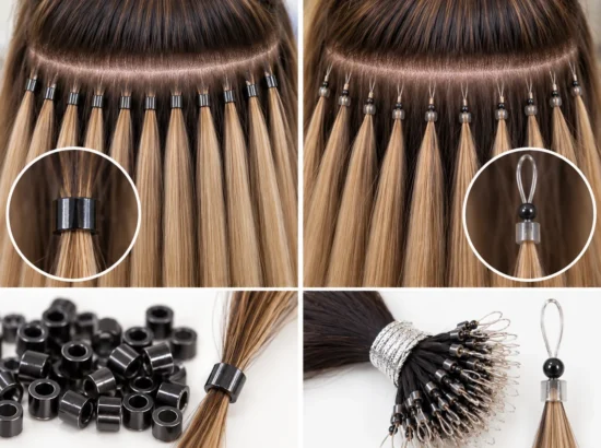 Course Hair Extension Application – Microring & Nanoring