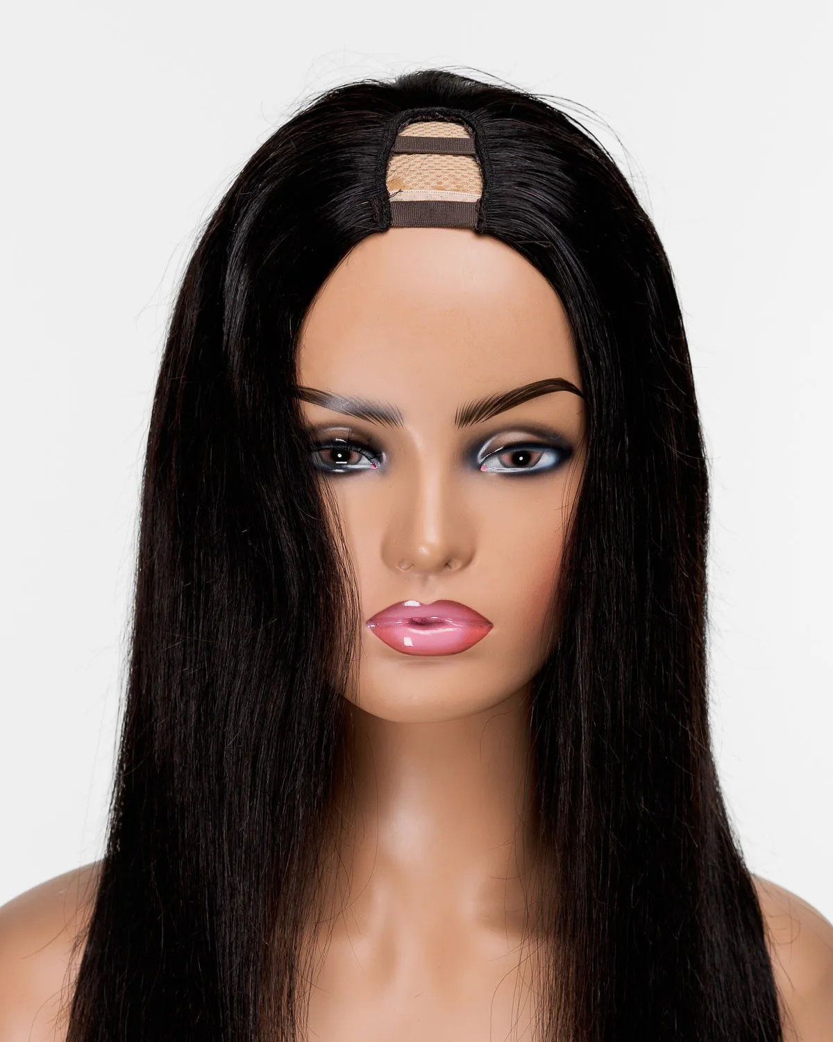 Wig Black Straight U-part - Image 2