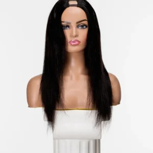 Peruca Black Straight U-part