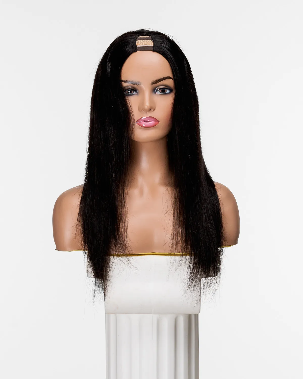 Wig Black Straight U-part