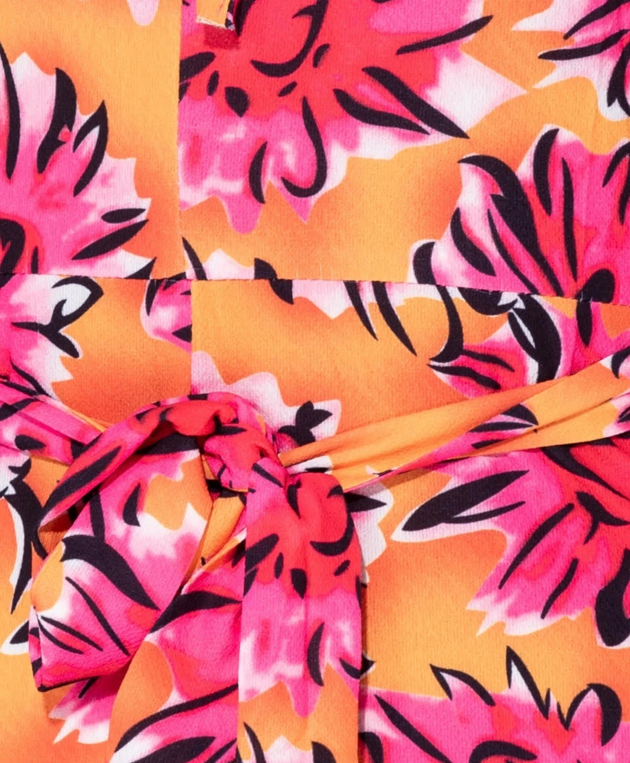 Red Floral print playsuit - Image 4