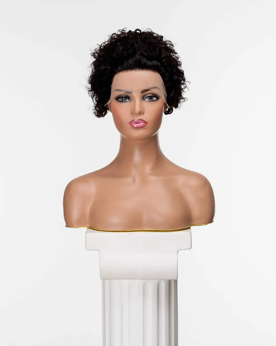 Angelina curly short wig