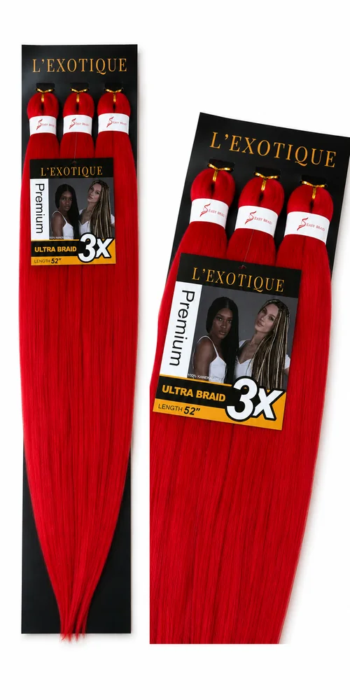 L’Exotique Premium Ultra Braid 3in1 nr Red#