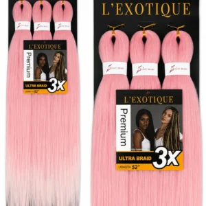 L’Exotique Premium Ultra Braid 3in1 nr Pink#