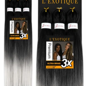L’Exotique Premium Ultra Braid 3in1 nr T1b/Silver#